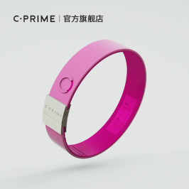 CPRIME NEO旗舰版 女款 能量手环 时尚硅胶运动平衡腕带 粉红银扣